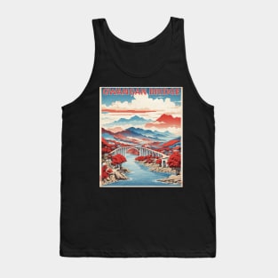 Gwangan Bridge South Korea Travel Tourism Retro Vintage Tank Top